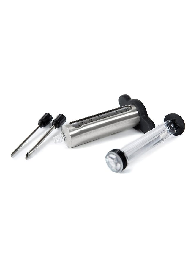 Broil King Stainless Steel Ergonomic Grill Marinade Injector Silver and Black 21 x 9.8 x 4.9 cm 61495 - Image 1